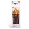 KINGART Gold Nylon Brush Set 10 pc - 4 of 4