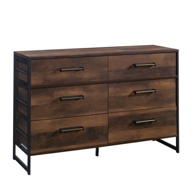 Sauder Briarbrook 6 Drawer Dresser Barrel Oak : Target