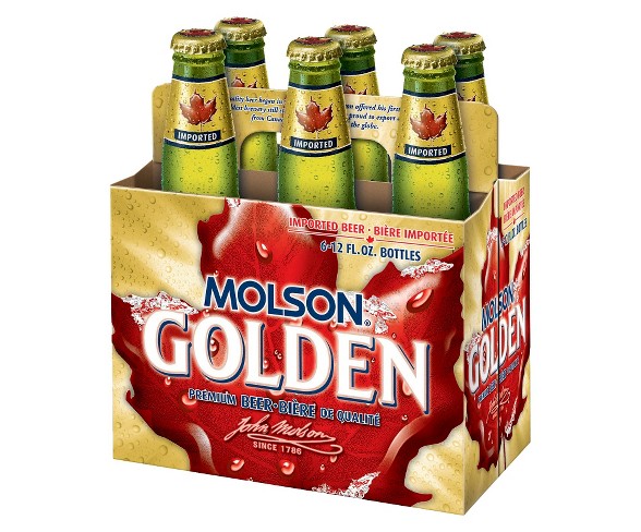 Molson&#174; Golden Premium Beer - 6pk / 12oz Bottles
