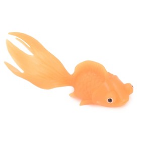 Collectible Wildlife Gifts | Goldfish, 4 or 8 or 12 Piece Sets, Rubber Fish, Educational, Realistic Hand Painted,  Model,   Gift,   3"   US13 B58 - 1 of 4