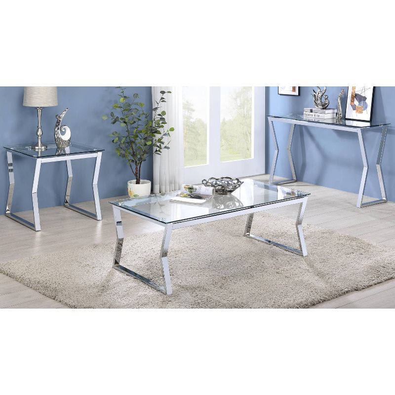 Lindria End Table with Tempered Glass Top - miBasics, 6 of 7