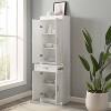 Stanton Pantry White - Crosley: 24-Inch Slim Modular Storage, 5 Shelves, 4 Doors - image 4 of 4