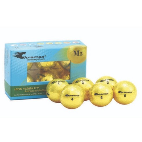 Men's Chromax M5 Golf Balls - 6 Pack - Yellow : Target