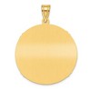 Black Bow Jewelry 14K Gold Plated Robin Roberts Signature MD Enamel Baseball Pendant - 3 of 4