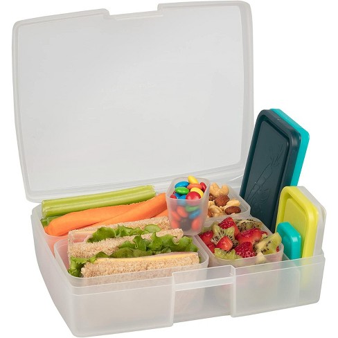Bentology Lunch Box Set W 5 Removable Nesting Containers- Adaptable ...