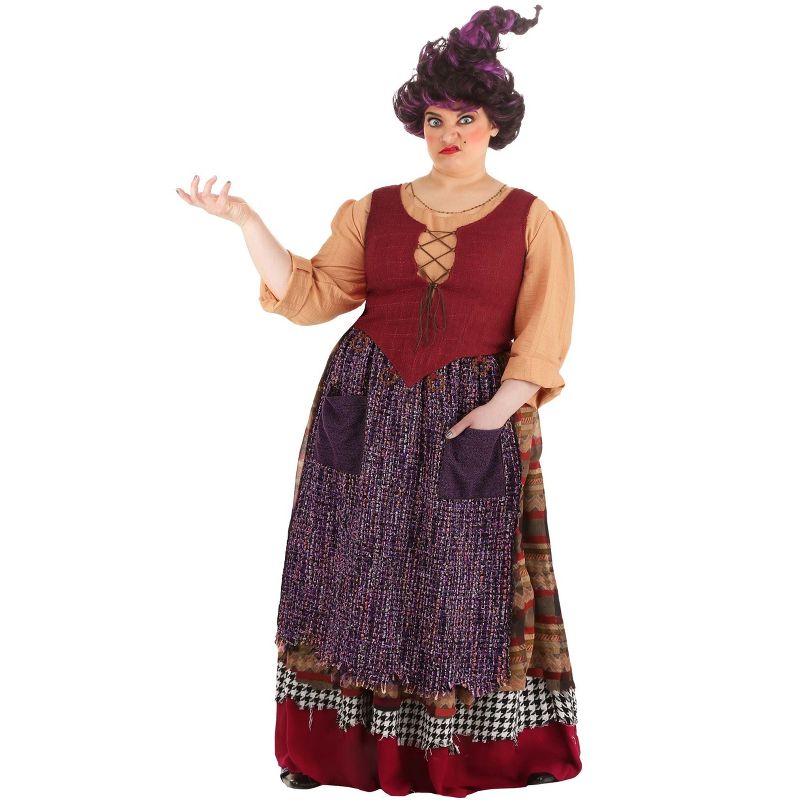 HalloweenCostumes.com Hocus Pocus Mary Sanderson Women's Plus Size Costume., 1 of 17