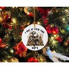 Funny Santa I Do It for The Ho's Christmas Ceramic Ornament Home Decorations Funny Christmas Ornament Xmas Tree - 4 of 4