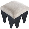 Meridian Furniture,Altair Velour Fur Fabric Bench - 4 of 4
