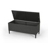Outdoor Storage Bench, Multi-Functional Wicker Storage Box, Outdoor Patio Furniture, Rattan Storage Unit - 4 of 4
