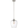 Towne 1-Light Brushed Nickel Mini Pendant Light - 4 of 4