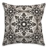 Creative Products Faded Black Gray Medallions 18x18 Indoor / Outdoor Pillow - 2 of 4
