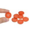 Unique Bargains Resin DIY Craft Flat 4-Hole Sewing Buttons 100 Pcs - 4 of 4