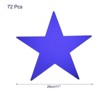 Unique Bargains Decor Material Colorful Cardboard Five Star Cutouts - 2 of 3