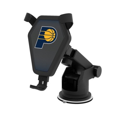 Keyscaper Indiana Pacers Linen 10-Watt Wireless Car Charger