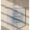 Faith Wall Decor Love Is Patient Pennant – 18x21 Inch by Manual Woodworkers and Weavers - 3 of 3