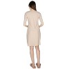 Memoi Women's Bonded Quarter Sleeve Slip Dress - 3 of 4