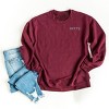 Simply Sage Market Embroidered Merry Typewriter Sweatshirt - 3 of 4