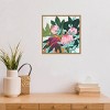 Amanti Art 16" x 16" Jungle Protea Jewel II by June Erica Vess Framed Wall Canvas: Modern Style, Lithograph Artwork - 4 of 4
