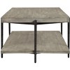 Hekman 24901 Rect Coffee Tbl W/ Shelf Bedford Gray - 4 of 4