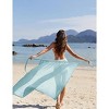AI'MAGE Sarong Wraps for Women Long Chiffon Swimsuit Coverup Tie Sarong Sheer Floral Bathing Suit Cover Up Skirt - 3 of 3
