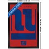 Trends International NFL New York Giants - Logo 25 Framed Wall Poster Prints - 3 of 4