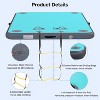 Real Relax Inflatable Floating Dock for Lake, Floating Platform for Pool Beach Ocean with Rope Ladder,Non-Slip Surface, 6 Inch Thick PVC Construction - 4 of 4