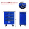 VASIP Double-Door Dustproof Tool Cart  with Layered Clapboard, Multifunctional Tool for Home,Garage - 2 of 4
