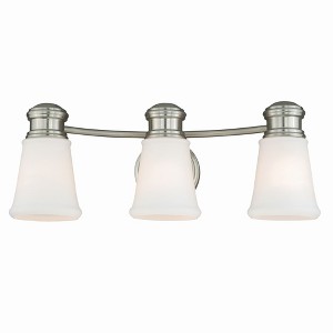 Vaxcel Malie 3 - Light Vanity in  Satin Nickel - 1 of 1