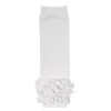 Wrapables Really Ruffly Baby & Toddler Leg Warmers, White - 2 of 3