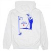 Mens Michelob Ultra Golf Putting White Front and Back Print Hoodie - 3 of 4