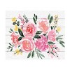 Trademark Fine Art Rosana Laiz Blursbyai Janis Bouquet Wood Slat Art - 3 of 4