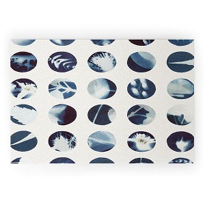 Alisa Galitsyna Botanical Cyanotypes Welcome Mat - Deny Designs - 1 of 3