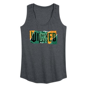 Women's - Wicked - Tear Logo Graphic Racerback Tank - 1 of 4