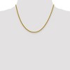 Black Bow Jewelry 2.25mm 14k Yellow Gold Hollow Franco Chain Necklace - 3 of 4
