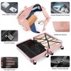 FONTOI Stylish 20 Inch Suitcase Set Carry On Luggage With Wheels Small Carryon Front Opening Suitcase With Travel Bag, USB Port, Cup Holder - 4 of 4