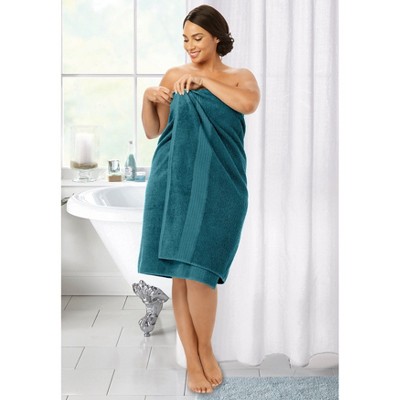 BrylaneHome BH Studio Oversized Towel Bath Sheet - Peacock