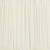 Springcrest Cascade 13" Top x 14" Bottom x 11" High x 11" Slant Lamp Shade Replacement Medium White Drum Round Modern Silk Pleated Washer Harp Finial - 2 of 4