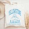 City Creek Prints Yellowstone National Park Mountain Canvas Tote Bag - 15x16 - Natural - 2 of 2