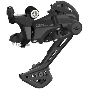 Shimano CUES RD-U4020-SGS Rear Derailleur - 9-Speed, Shadow Design, Direct Attach, Medium Cage, Black - 1 of 2