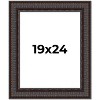PosterPalooza | 3.5" Wide Ornate Brown Picture Frame - UV Acrylic, Foam Board Backing, Hanging Hardware - 2 of 4