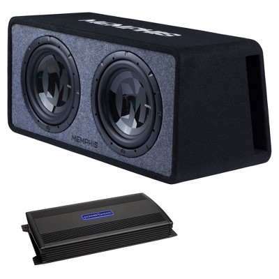Memphis PRXE12D1 Dual 12" Loaded Enclosure compatible with ASA3 600.1D