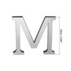 Unique Bargains Home Decoration Self-Adhesive 3D Acrylic Alphabet Mirror Wall Stickers - 2 of 3