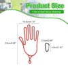 Unique Bargains Plastic Golf Gloves Stretcher with Aluminum Alloy Hanging Hooks - 2 of 4