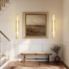 CityFurn Modern LED Wall Sconces With Alabaster Shade - 3 of 4