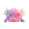 Squishmallows 18" Large Plush Tinley Rainbow Tie-Dye Axolotl Sleepamallows - 3 of 4