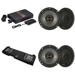 Kicker Chevy/GMC Crew Cab Truck 08-13 Audio Upgrade, LX 5 Ch Amp, Speaker Upgrade & Vehicle Specific Dual 12" Solobaric Enclosure - 1 of 4