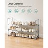 SONGMICS Shoe Rack, 3 Tier Shoe Organizer, Metal Shoe Storage Shelf - 2 of 4