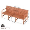 5-Piece Modern Patio Sofa Set with Coffee Table, Indoor Outdoor Sectional Conversation Set for Garden or Balcony–The Pop Home - 4 of 4