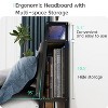NicBex Full/Queen Platform Bed Frame with 2 Drawers,Ergonomic Headboard with Hide Storage,Charging Station and LED,No Box Spring Needed,Easy Assembly - 3 of 4