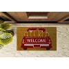 Kate Aurora Fall Harvest Welcome Pumpkin Truck Bristled Outdoor Welcome Mat - 18"x30" - 2 of 3